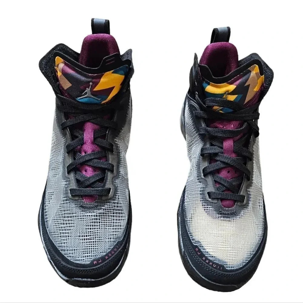 Nike Air Jordan XXXVII 37 Bordeaux Black Midnight Fog DD6958-001 Men's Size 8 - Picture 5 of 9